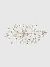 Alloy Stone Flower Hair Comb Headpieces